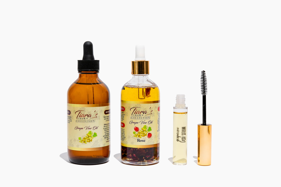 A Complete Hair Moisture Routine with Grapevine Oil