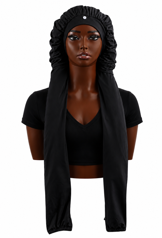 Long Tail Braid/Weave Bonnet